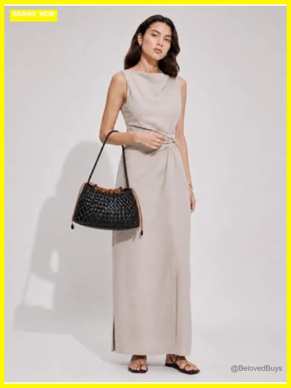 Vegan Leather Woven Hobo Shoulder Bag Small Purse Clutch